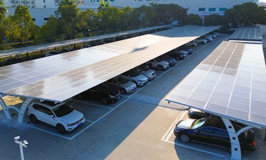 “绿”动未来 | 1xbet光伏车棚“上岗”